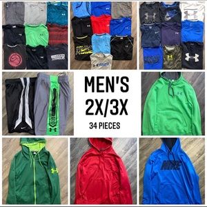 Men’s lot Under armour and Nike lot